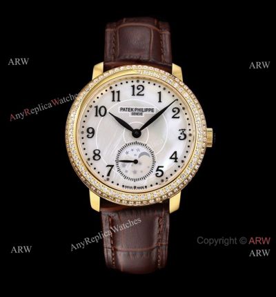 Swiss Copy Patek Philippe Complications Moonphase 4968R Watch Gold Case